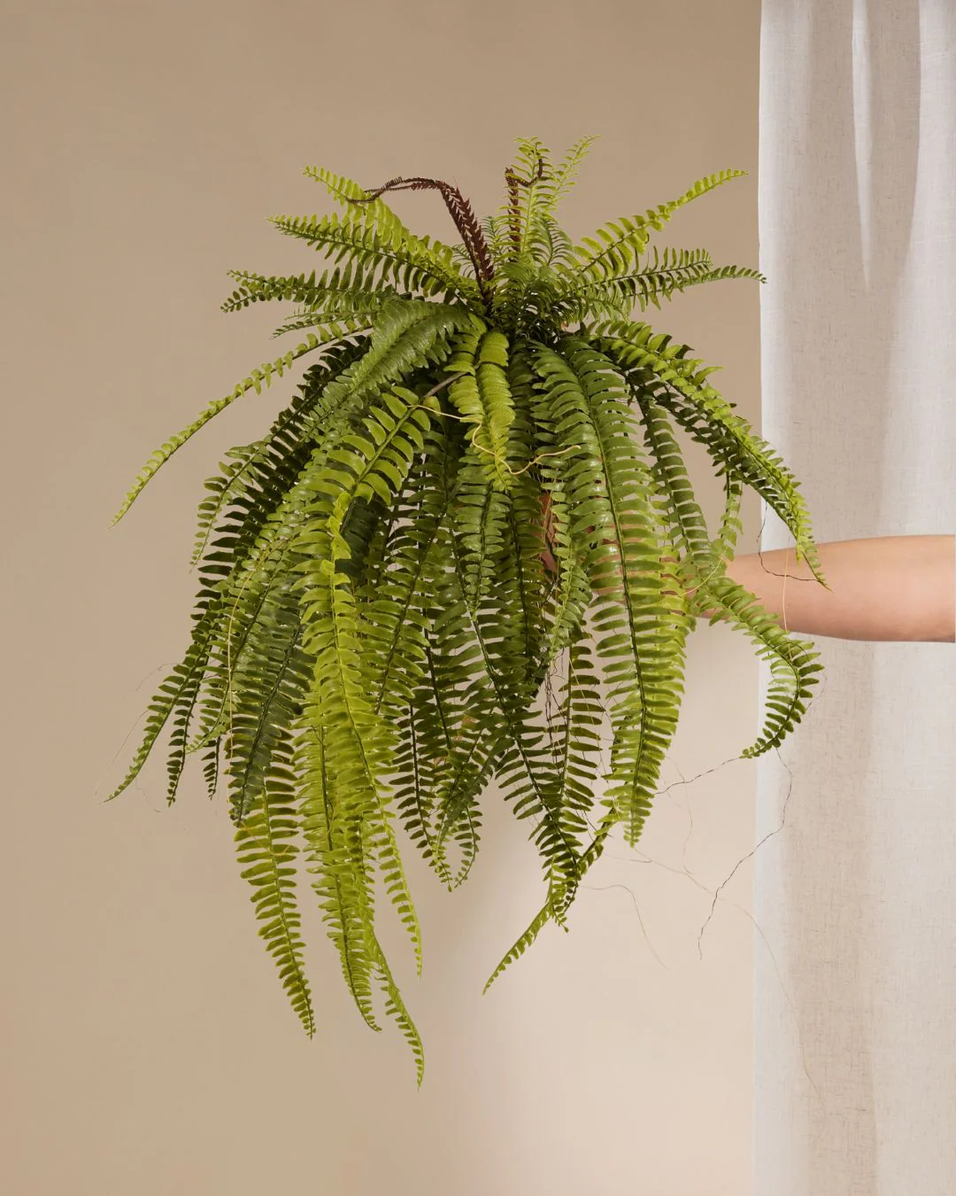 Kunst hangplant varen 85 cm op bol - Image 3