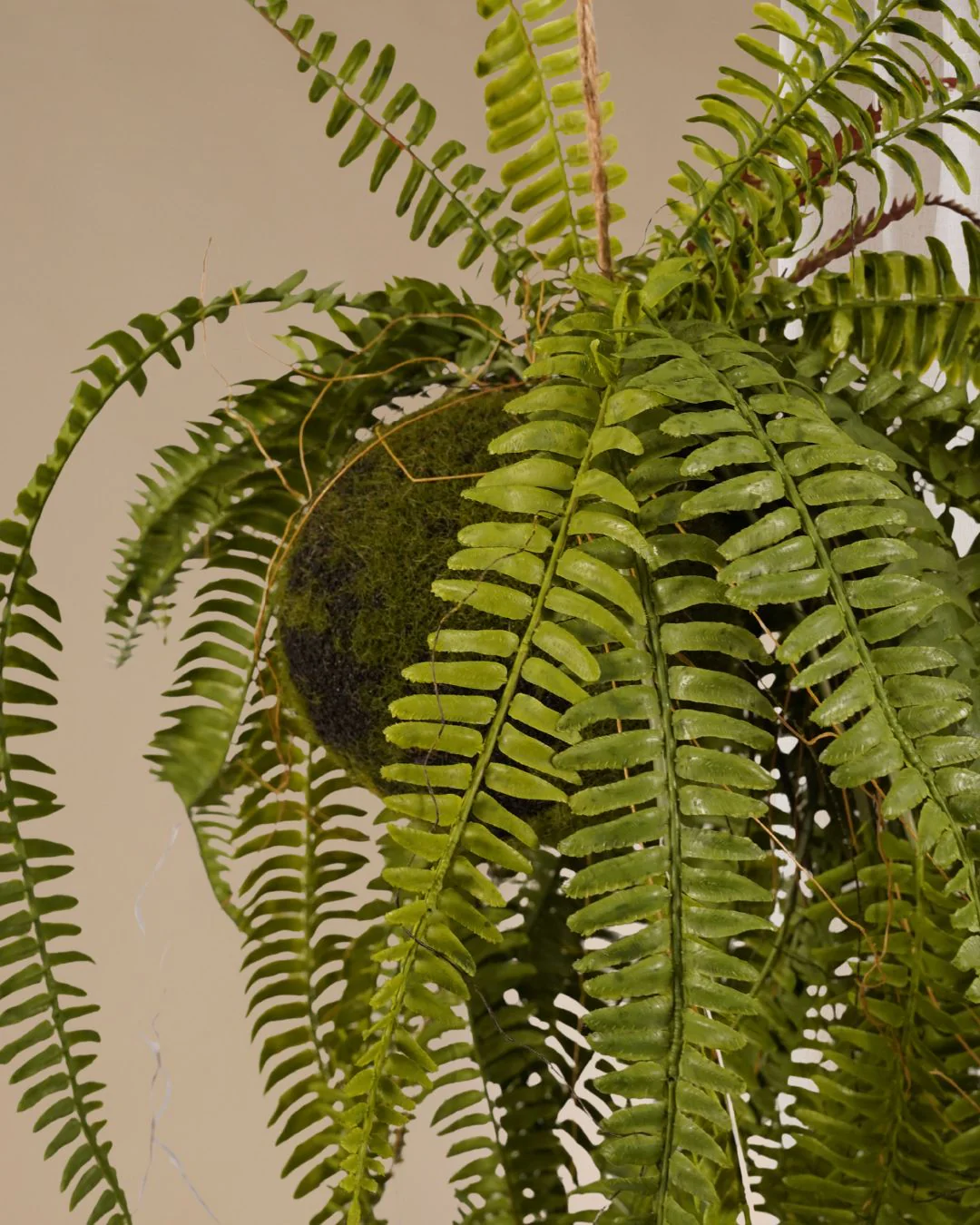 Kunst hangplant varen 85 cm op bol - Image 4