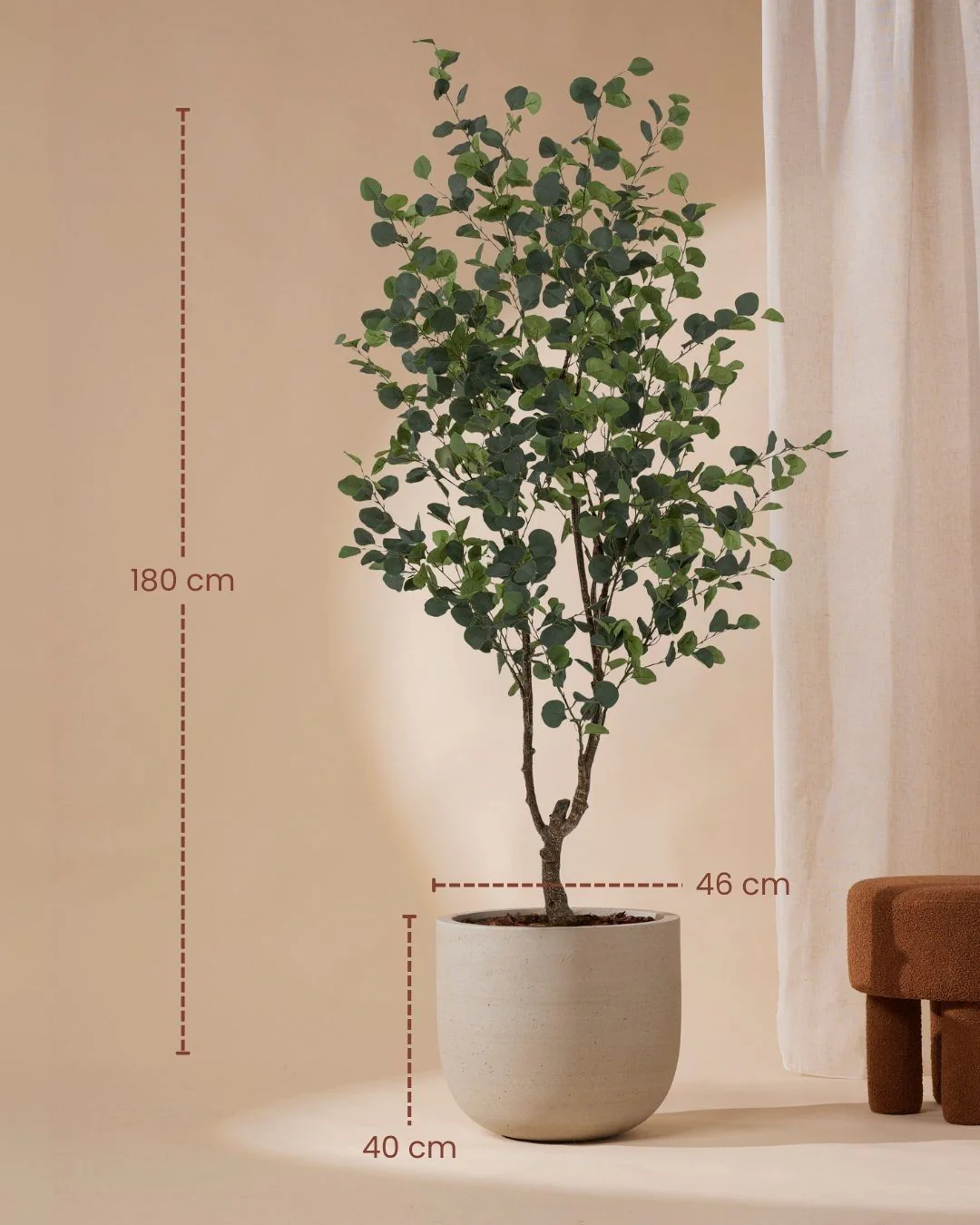 Kunstboom Eucalyptus 180 cm - Image 5