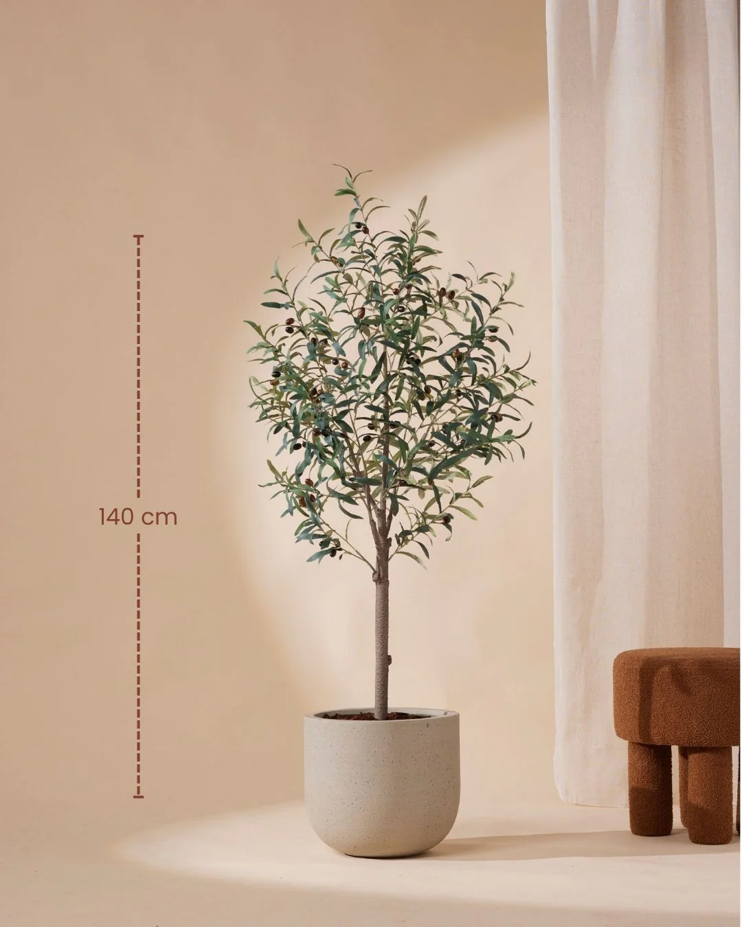 Kunstboom Olijf 140 cm - Image 5